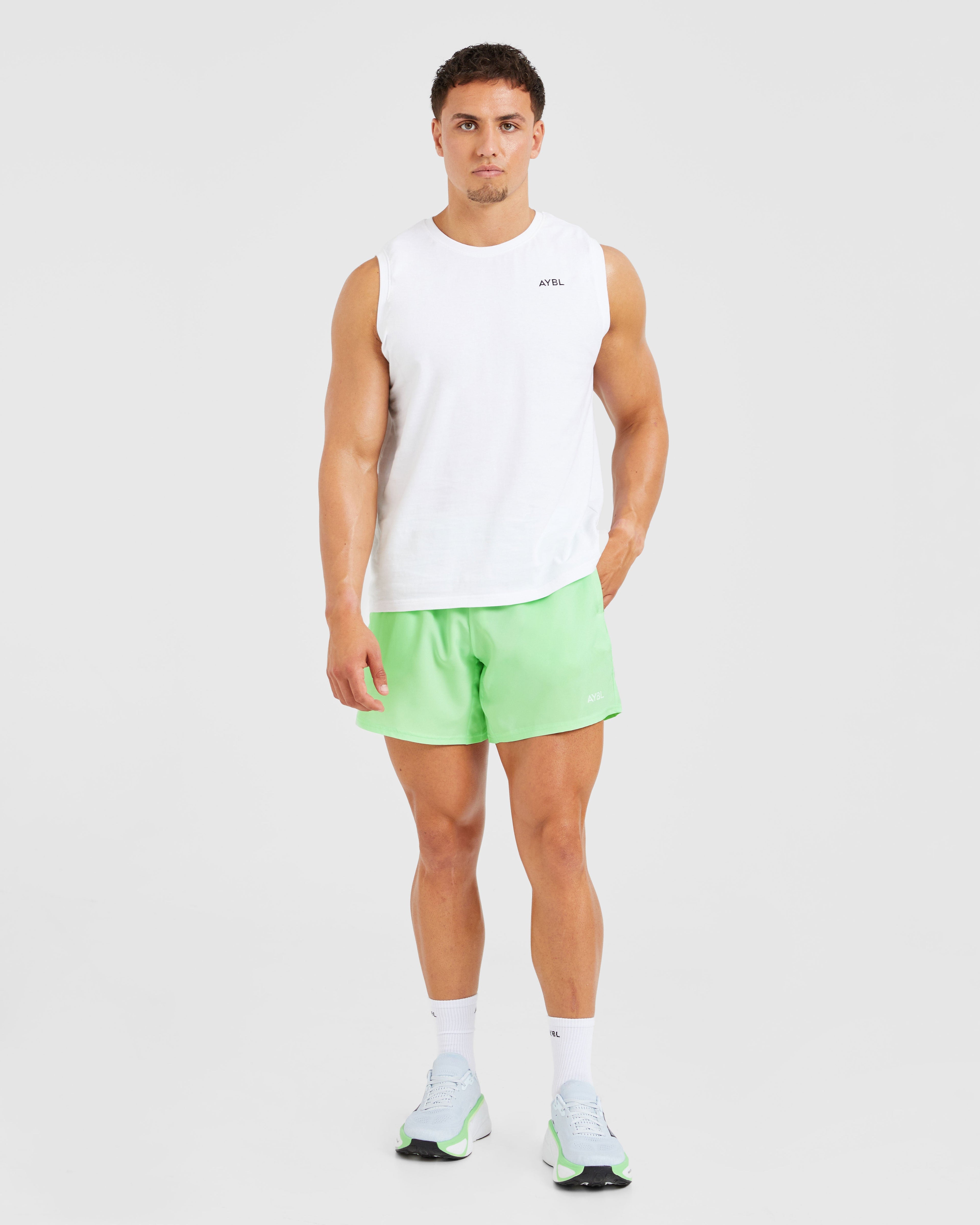 Core 5" Shorts - Lime Vert