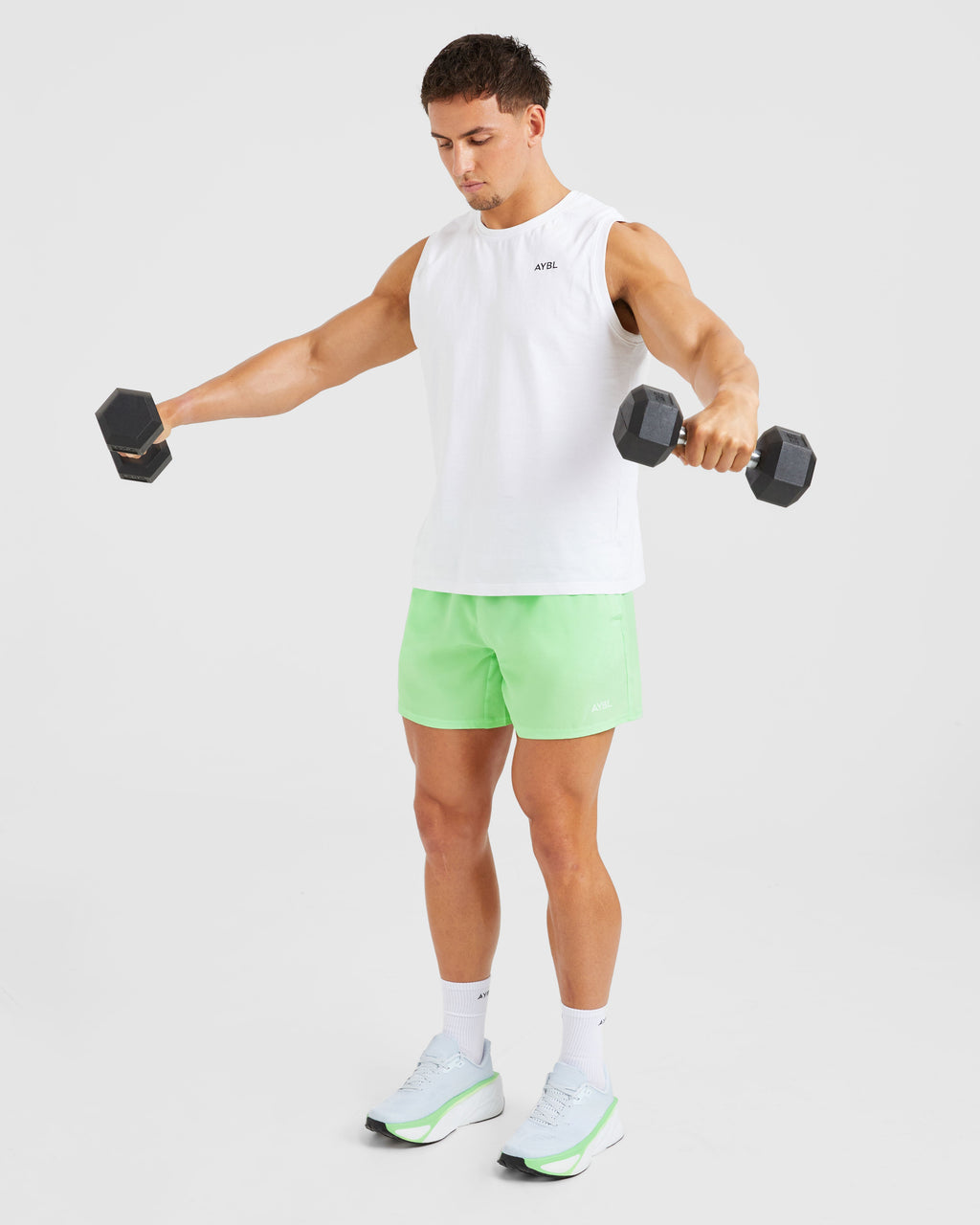 Core 5" Shorts - Lime Vert