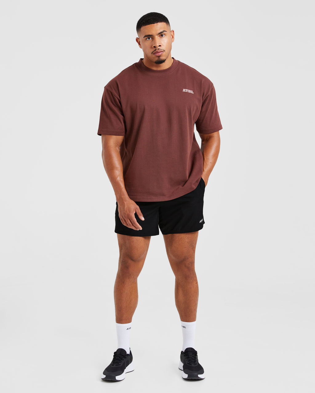 Global Oversized T Shirt - Burnt Rouge