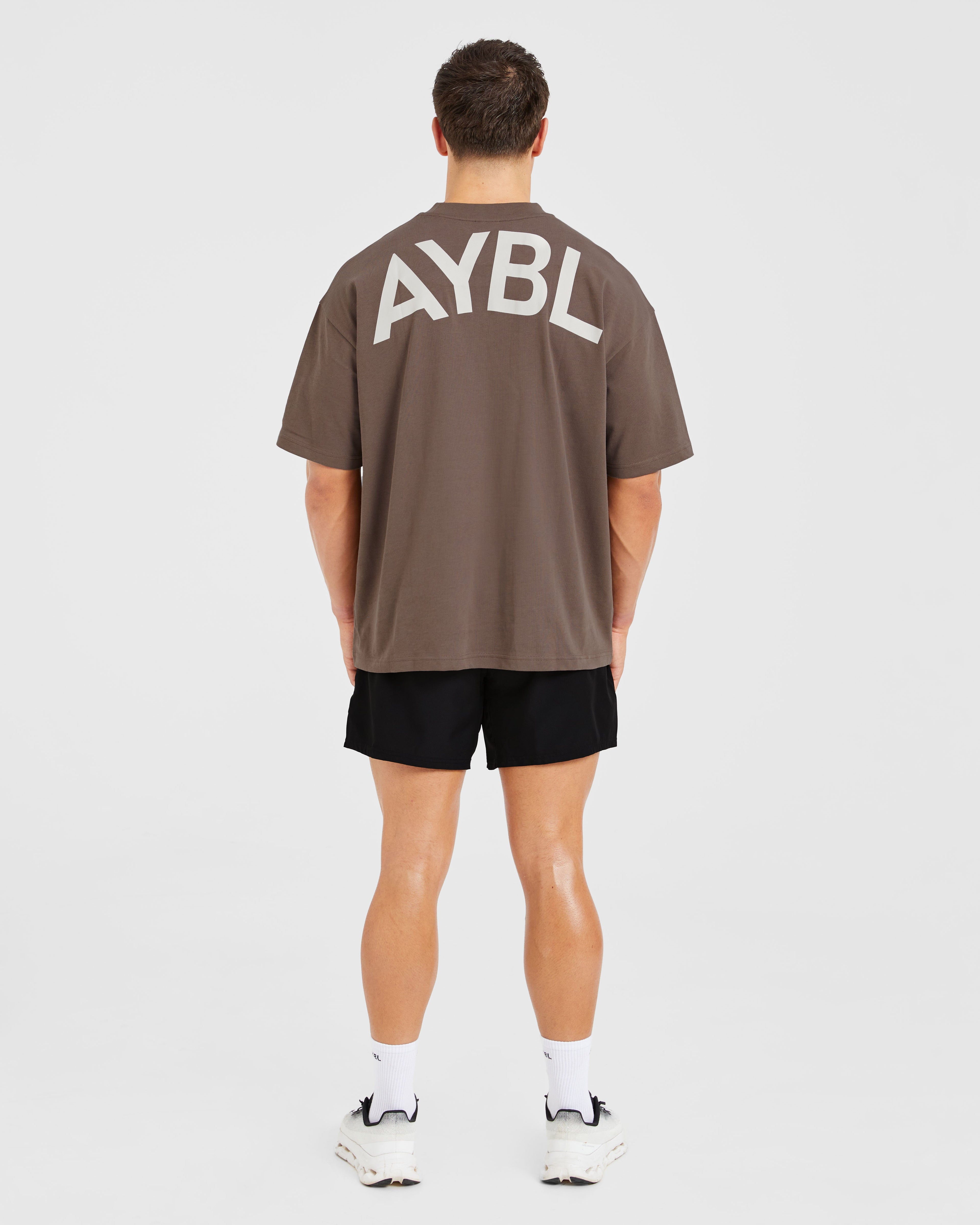 Essential Oversized T Shirt - Marron