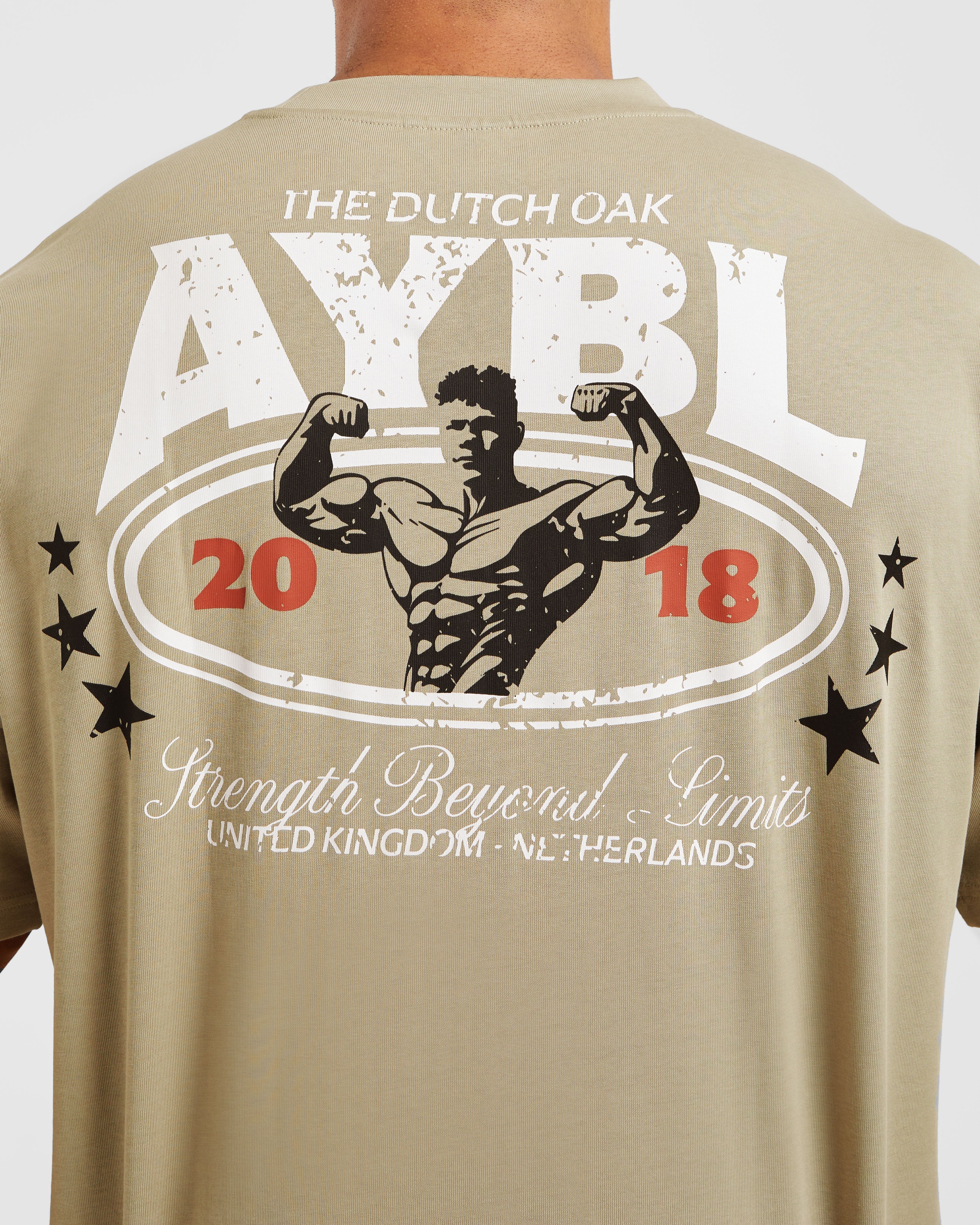 Wesley Vissers X Beyond Limits Oversized T Shirt - Deep Beige