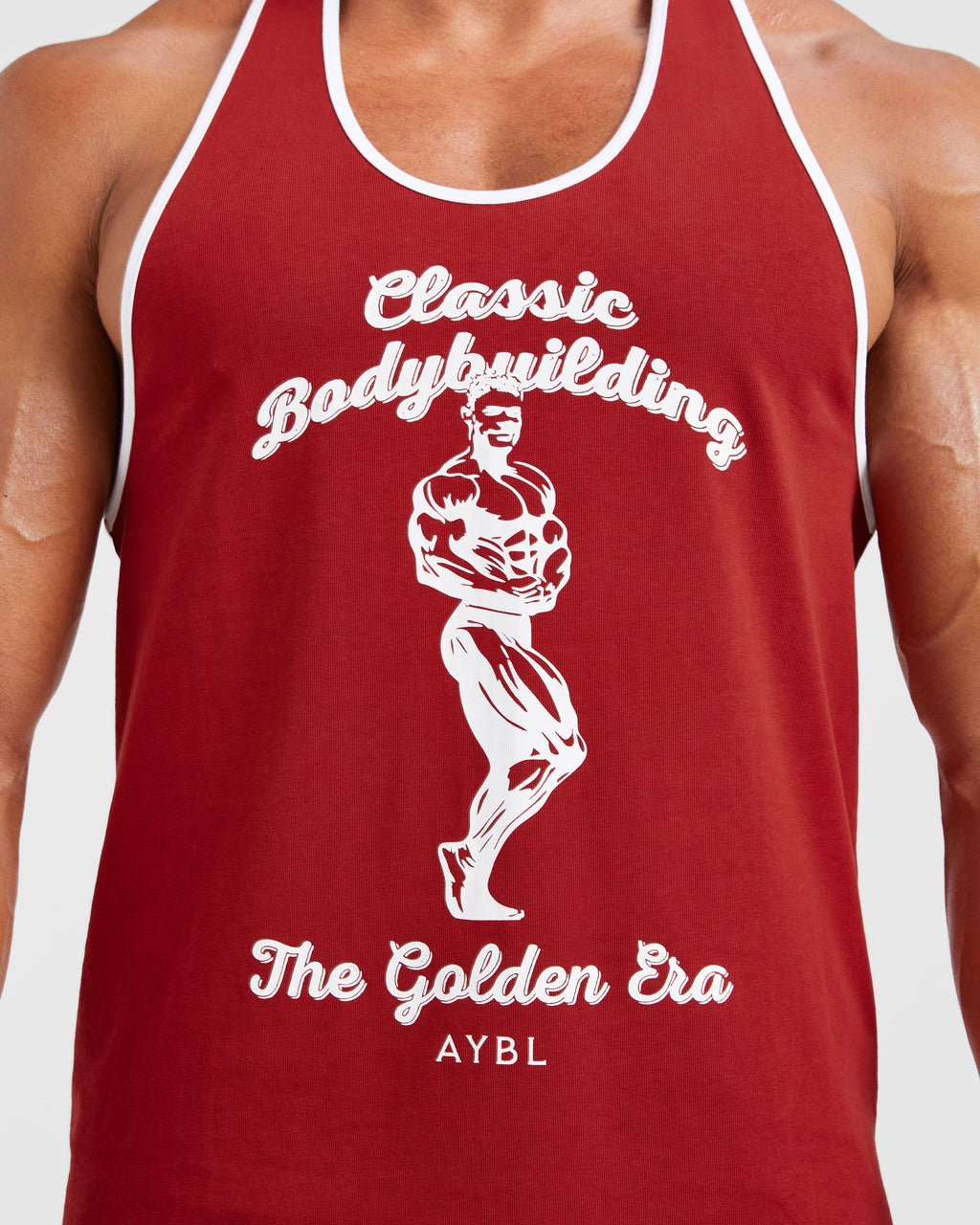 Wesley Vissers X Classic Bodybuilding Stringer - Deep Rouge